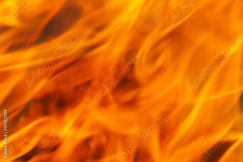 Yellow-red background of fire and flame