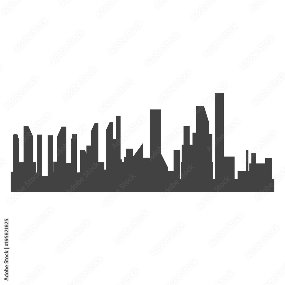 Flat design background with City, town. Urban cityscape. Architecture