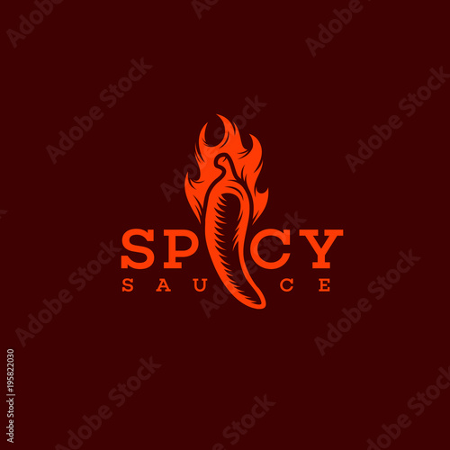 Spicy sauce logo