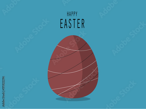 Abstract background Happy Easter with eggs, Vector illustration.