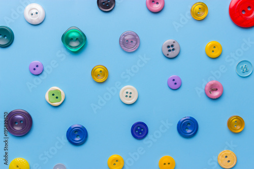 Colorful button assortment photo