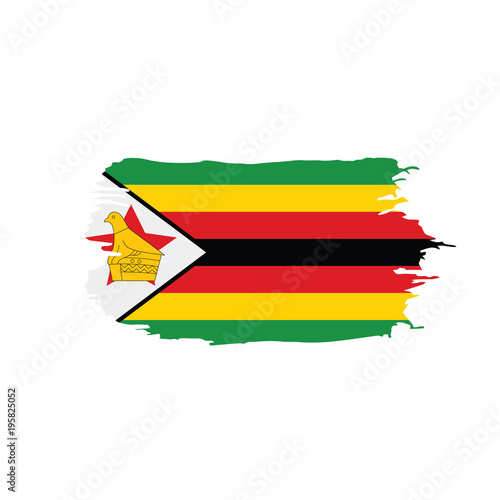 Zimbabwe flag  vector illustration