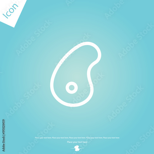 Meat icon line icon