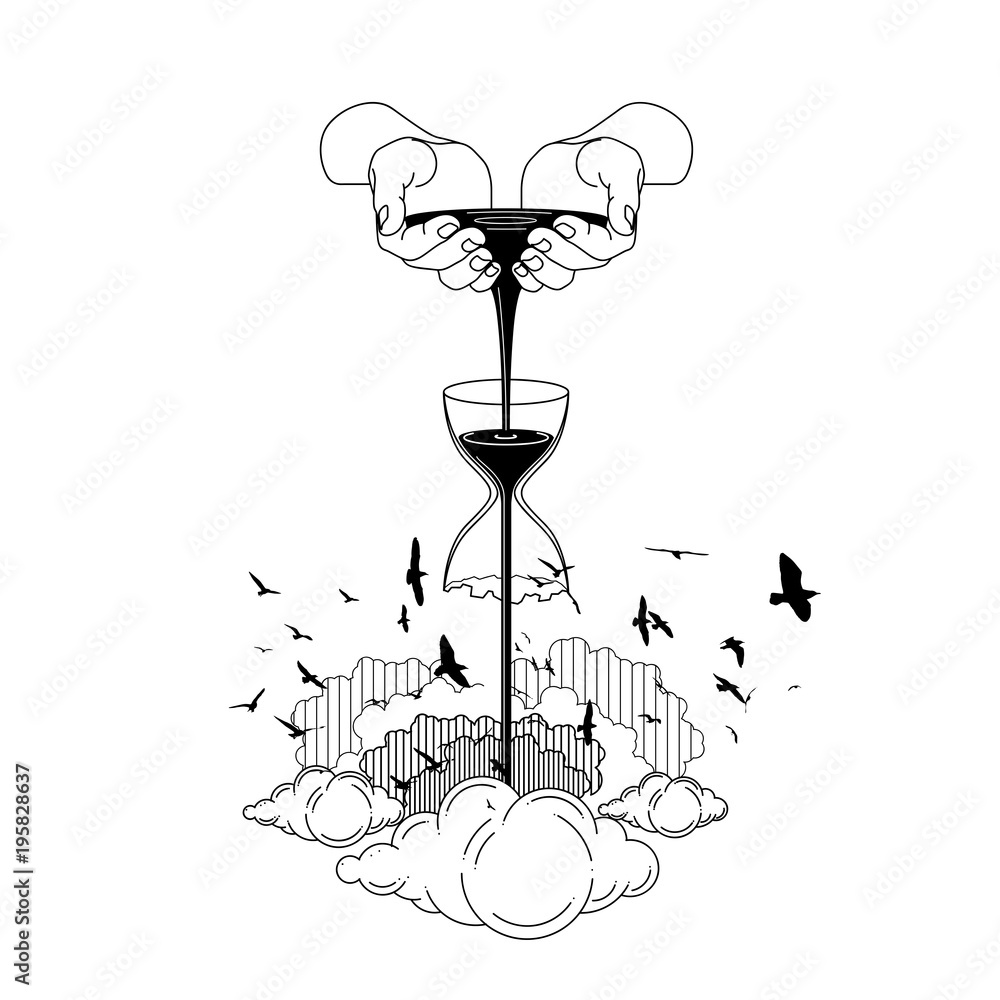 Hourglass Tattoo Symbolism Meaning and Awesome Design Ideas  Saved  Tattoo