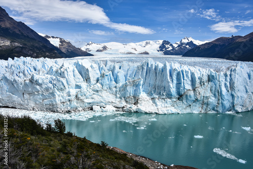 Tourists take in views of the Perito Moreno Glacier in Patagonia, Argentina