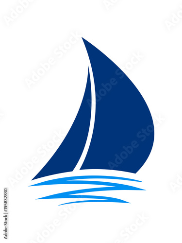 sailing logo design segeln boot schiff verein meer segelboot team crew