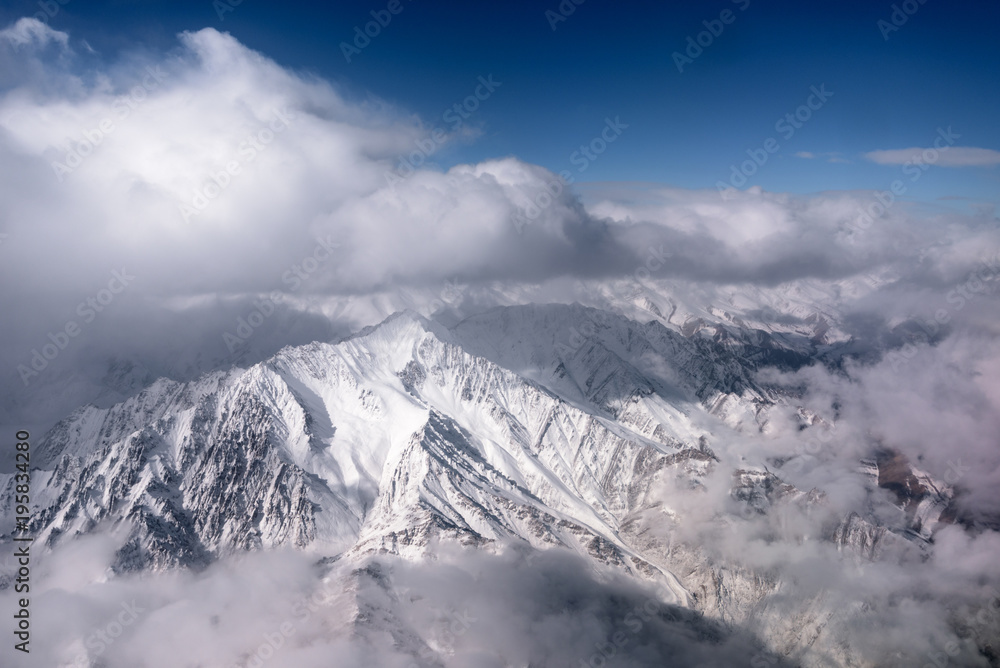 High mountain view landscape ,Leh Ladakh India