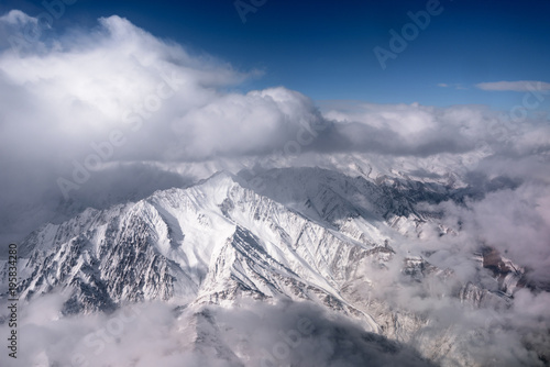 High mountain view landscape ,Leh Ladakh India