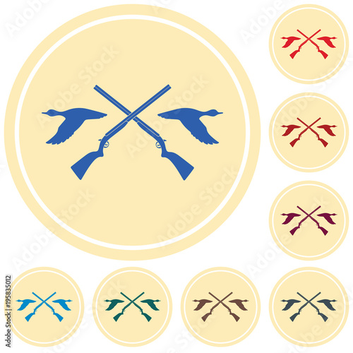 Hunting club logo icon
