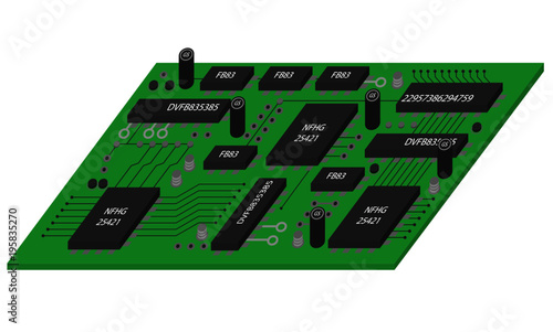 3D motherboard components