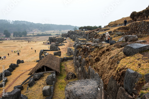 Ruins of Sacsayhuaman in Peru