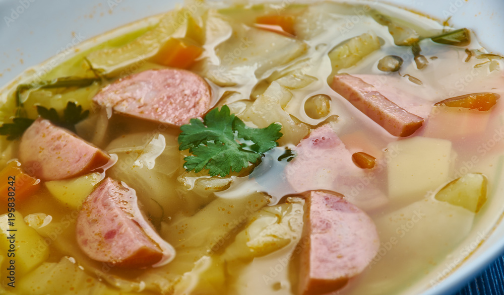 Polish Sausage and Cabbage Soup Polish Sausage and Cabbage Soup