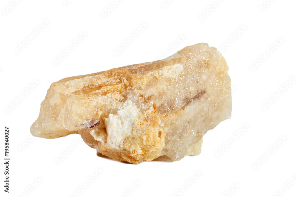 Macro shooting of natural gemstone. The raw mineral beryl, Brazil. Isolated object on a white background. Macro shooting of natural gemstone. The raw mineral beryl, Brazil. Isolated object on a white background.