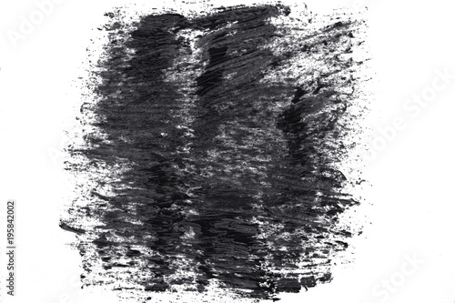 Black rolled ink texture