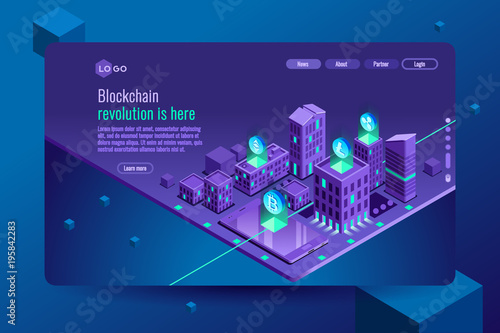 Banking website template or banner