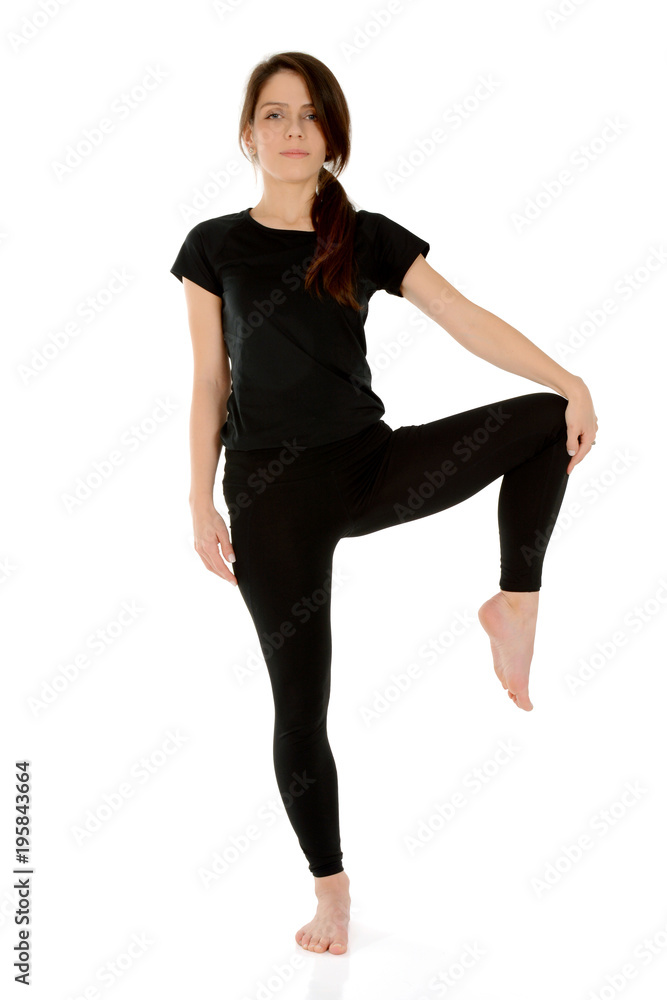 Vrksasana tree pose Vrksasana tree pose