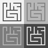 Vector illustration of a maze