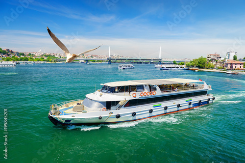 Photography Touristic boats in Turkey