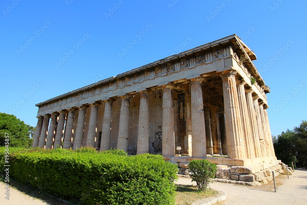 ギリシャ、アテネの神殿