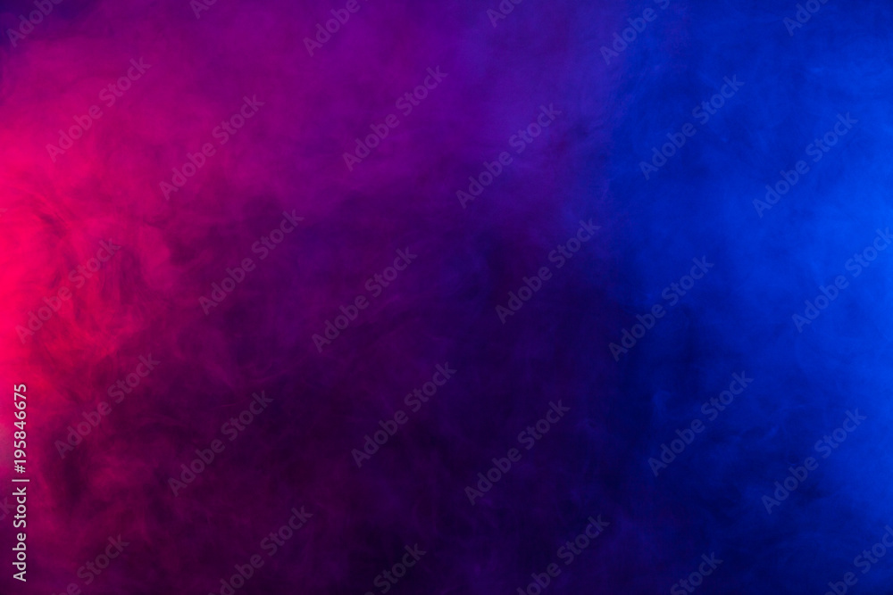 Blue and violet smoke texture on a black background. Texture and abstract art Blue and violet smoke texture on a black background. Texture and abstract art