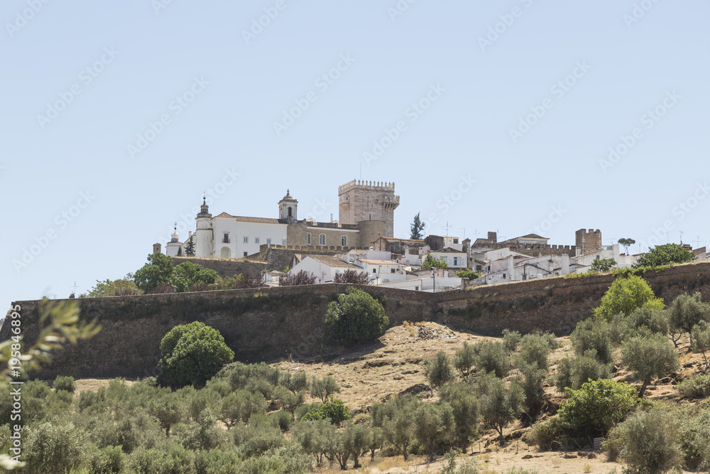 general view of Estremoz, Portugal, Europe