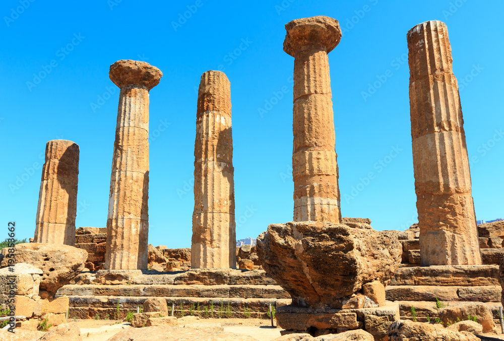 Fototapeta premium Valley of Temples, Agrigento, Sicily, Italy