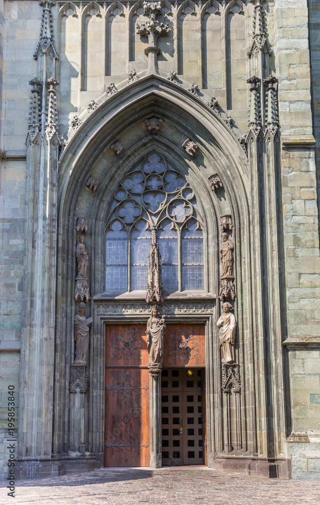 Door of the St. Patrokli Dom church of Soest