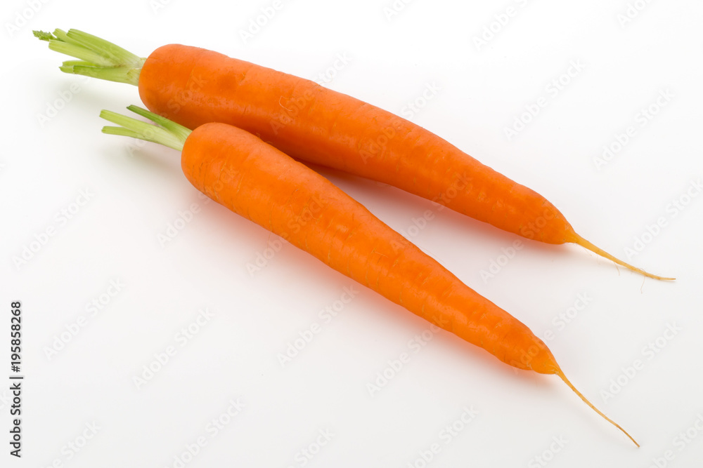Carrot vegetable with leaves on the wooden background. Carrot vegetable with leaves on the wooden background.