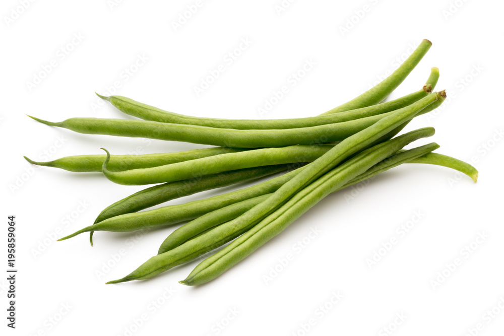 Green beans isolated on a white background. Green beans isolated on a white background.