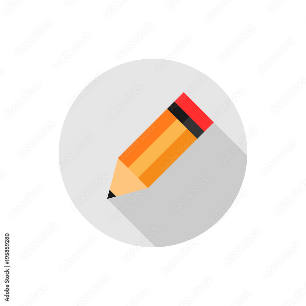 Pencil. Vector illustration flat design Pencil. Vector illustration flat design
