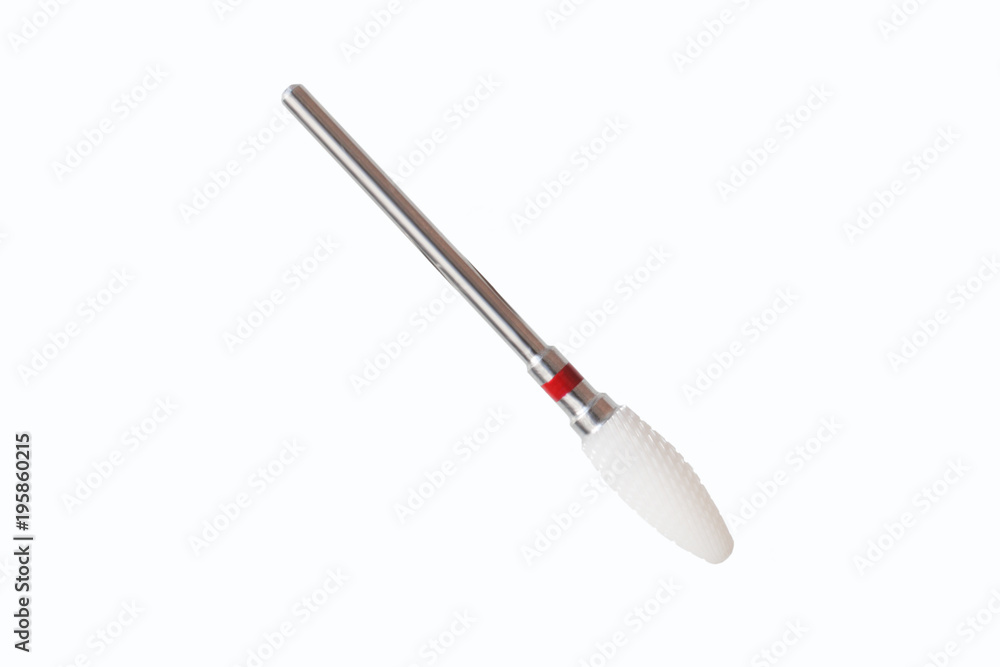 metal cutter for manicure and pedicure on a white background metal cutter for manicure and pedicure on a white background