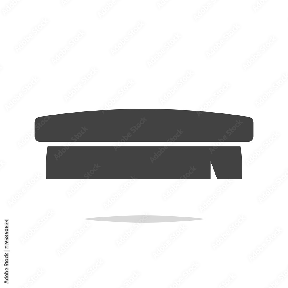Cleaning brush icon vector