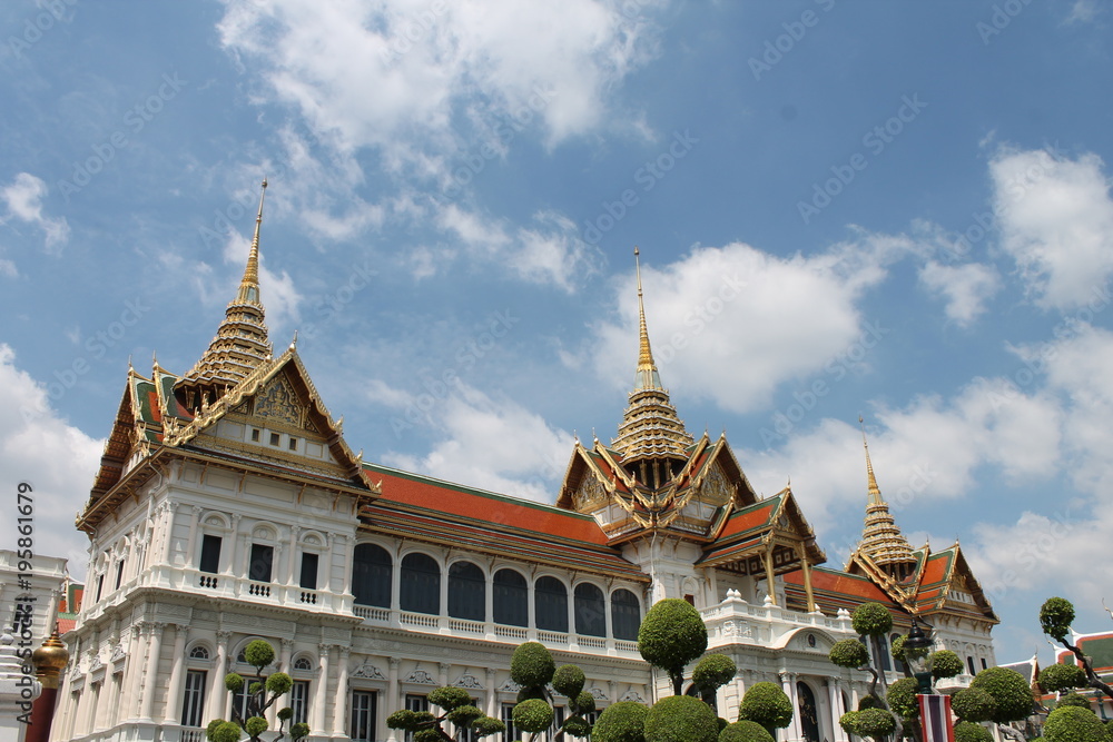 Naklejka premium Beautiful and unique landscape of Thailand, Khao Lak and Bangkok