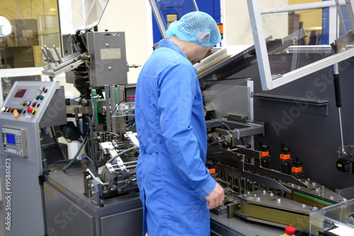 One of stages of drugs production