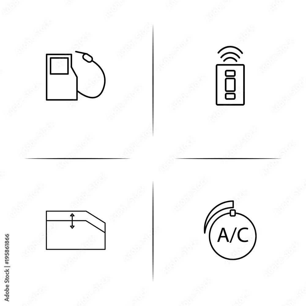 Cars And Transportation simple linear icon set.Simple outline icons Cars And Transportation simple linear icon set.Simple outline icons