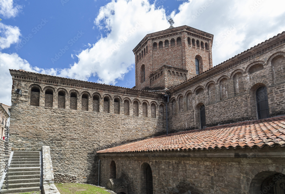 Monastery of Santa Maria de Ripoll, Ripoll, Province Girona,Catalonia, Spain.