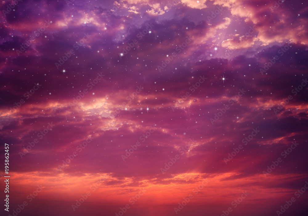 Obraz premium night sky with stars.