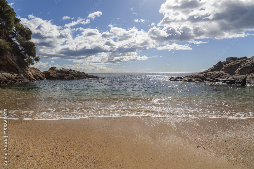 Seascape in Platja Aro,Costa Brava,Catalonia,Spain. Seascape in Platja Aro,Costa Brava,Catalonia,Spain.