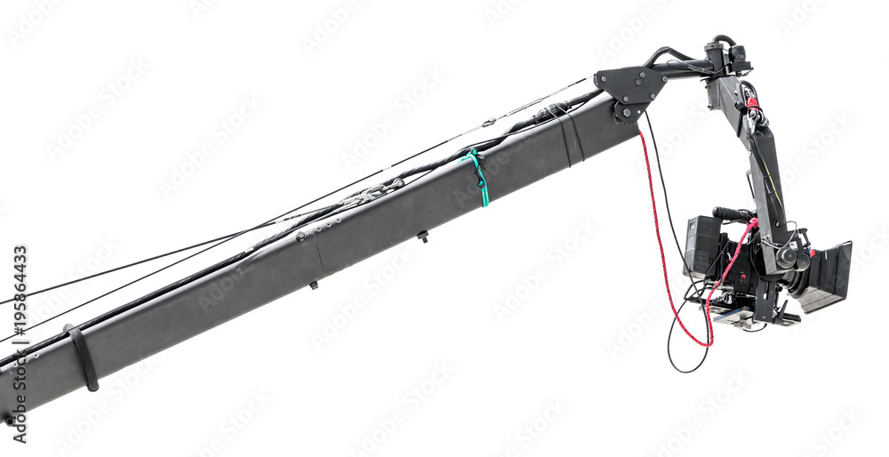 Naklejka premium Telescopic camera crane
