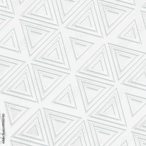 3d background in white shades with triangular elements