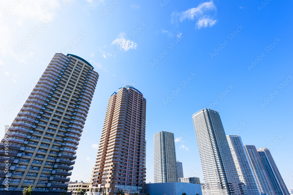 東京の高層マンション　Highrise condominium in Tokyo