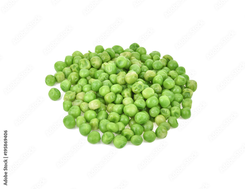 fresh peas isolated on white background fresh peas isolated on white background