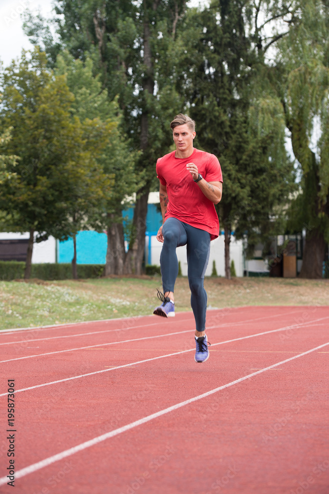 Man Run Training Outdoors