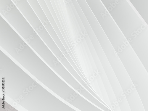 abstract of white curve pattern space,Perspective of future architecture