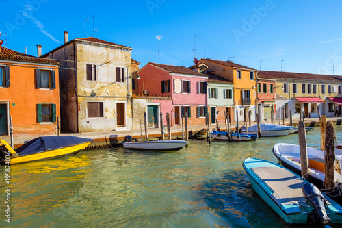 Island murano in Venice Italy