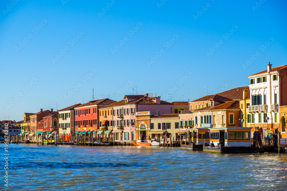 Beautiful panoramic view of Murano
