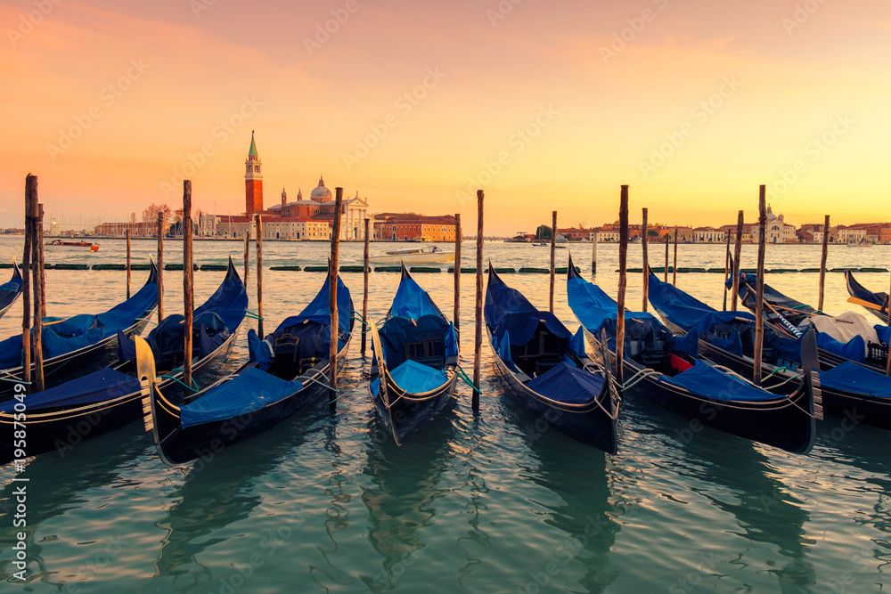 Sunset in Venice. Italy