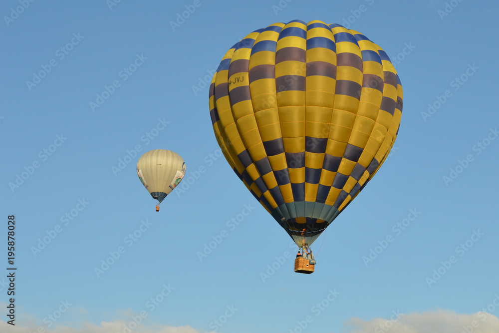 Naklejka premium Hot air balloon
