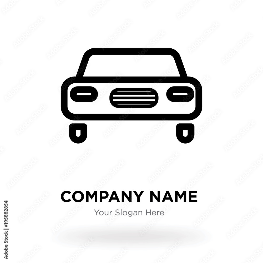 Car company logo design template, Business corporate vector icon