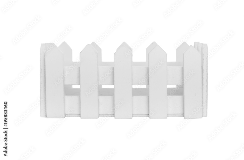 Wooden box in the form of a fence.